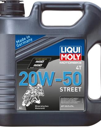 Tanica Olio Moto Liqui Moly 20W50 Street Minerale 