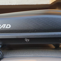 Box da tetto Farad Marlin Nero Goffrato 480L