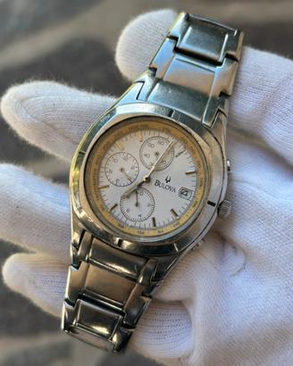 Bulova Chronograph Orologio vintage uomo 39mm