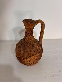 Brocca/Giara Artistica in Sughero con Manico - Des