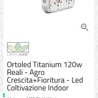 Ortoled Titanium 120w Reali - Agro Crescita+Fiorit