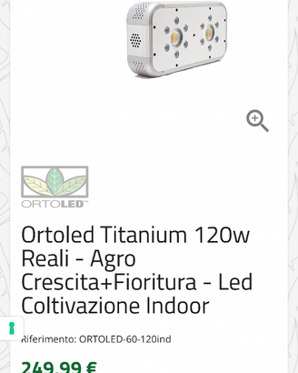 Ortoled Titanium 120w Reali - Agro Crescita+Fiorit