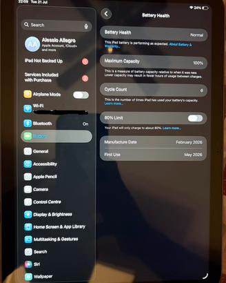 Ipad A16 256 GB WiFI