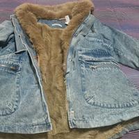 Giubbotto denim jeans nuovo taglia unica