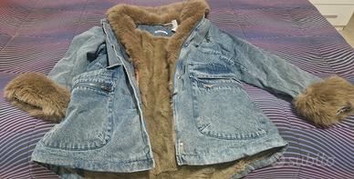 Giubbotto denim jeans nuovo taglia unica