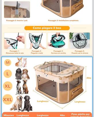 Nursery recinto per gatti/cani