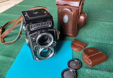 Fotocamera Rolleiflex Planar Zeiss 80 mm f2.8