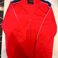 Felpa Zara rossa con zip