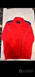 Felpa Zara rossa con zip