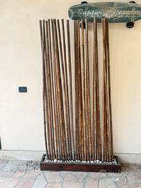Divisorio per interni ed esterni in bambu