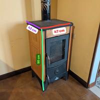 Stufa a legna “Superior” funzionante – stile class