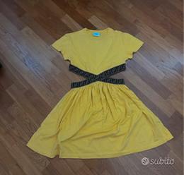 vestito giallo per bambine fendi