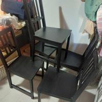 5 Sedie IKEA Stefan Nere