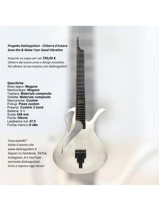 CHITARRA  NYLON SOLID BODY EDM1 WHITE