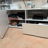 Mobile basso bianco lycido