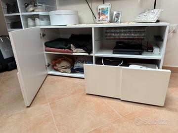 Mobile basso bianco lycido