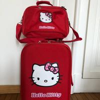 Valigia e beauty hello kitty