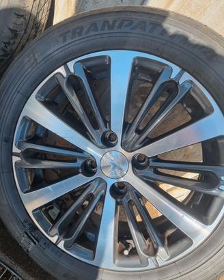 Cerchi peugeot 4×108 gomme Toyo 195/55 r16 estive