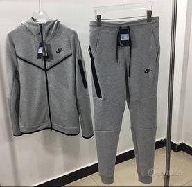 Tuta Nike tech fleece grigia taglia L