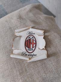 piccola pergamena AC Milan stile vintage 