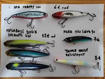 artificiali spinning spigola