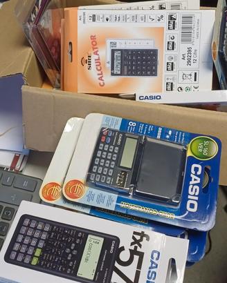 calcolatrici varie marche e modelli da collezione