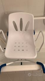 SEDIA GIREVOLE VASCA DA BAGNO ANZIANI