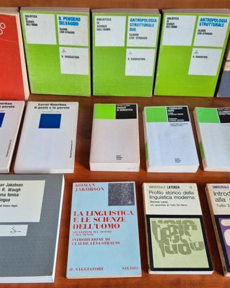 Lotto libri antropologia e linguistica