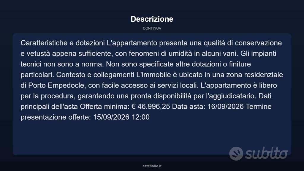 Appartamento – Porto Empedocle, Piano Lanterna, Ciuccafa - Vista 4