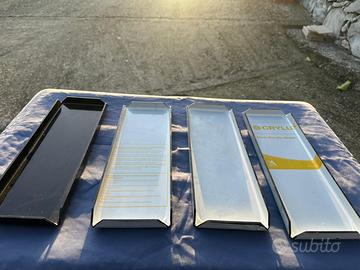 Vassoi rettangolari in plexiglass/acrilico CRYLUX