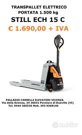 Transpallet elettrico STILL ECH 15 C