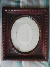 Cornice in legno intagliato originale anni '30 '40