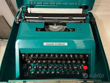 Olivetti Studio 45 Macchina da scrivere Vintage