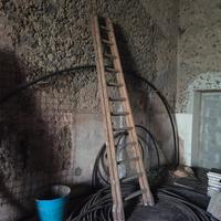 scala a forbice 350cm legno professionale