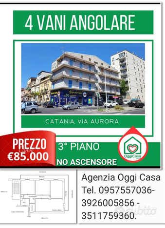 4 vani 3° piano zona piazza risorgimento