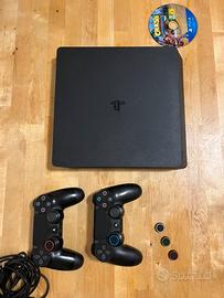 PS4 Slim 1T + 2 Controller DualShock 4