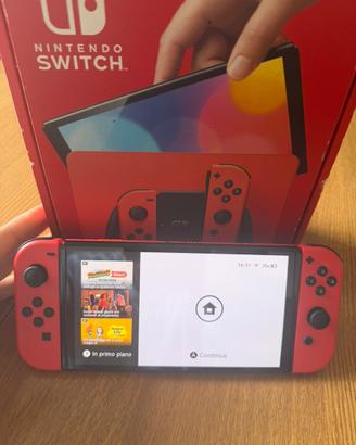 Nintendo switch oled Mario red edition Come nuova