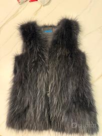 Gilet in Volpe nero Small