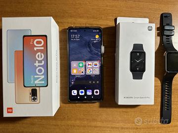 Redmi Note 10 pro 256 gb+Smartband 8 pro