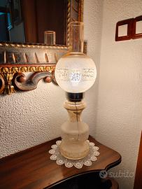 Lampada francese in cristallo al piombo Vintage 