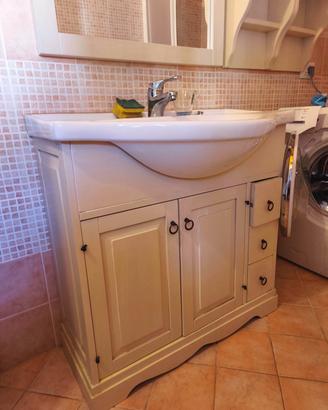 Mobile bagno completo con specchio e pensile
