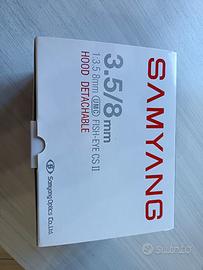 Obiettivo 8mm SAMYANG