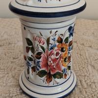 Vaso con coperchio in ceramica  di Bassano 