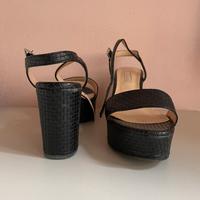 Scarpe donna con tacco largo