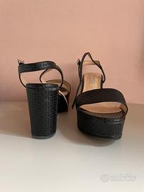 Scarpe donna con tacco largo