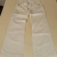 Pantalone urban Sorbino Bianco gamba larga 50