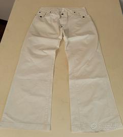 Pantalone urban Sorbino Bianco gamba larga 50