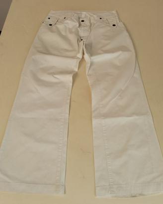 Pantalone urban Sorbino Bianco gamba larga 50