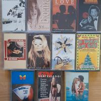 Musicassette varie compilation vintage