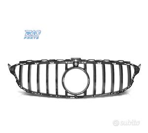GRIGLIA MERCEDES CLASSE C W205 14-18 LOOK GTR NERO
